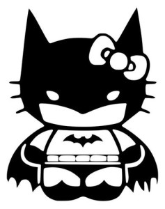 Hello Kitty Batman