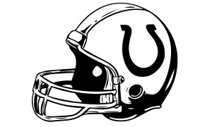 Indianapolis Colts Car Decal