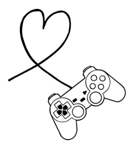 Gamer Love Vinyl Decal