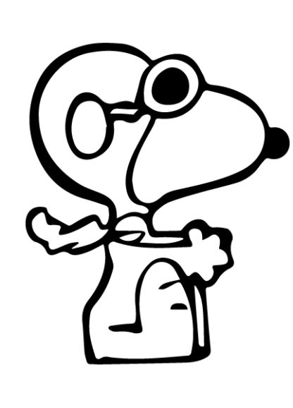 Baron Snoopy Sticker