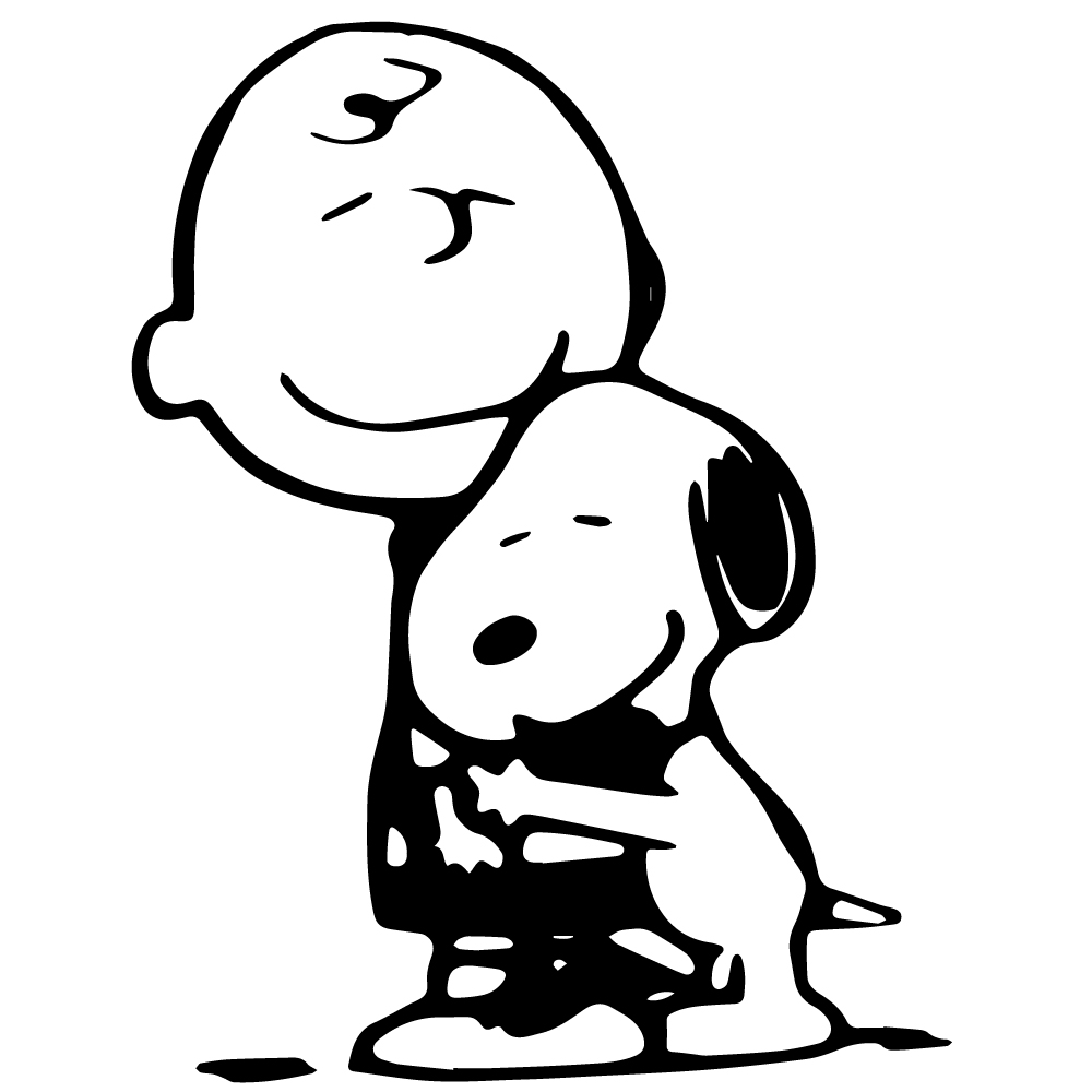 Charlie Brown And Snoopy Hugging