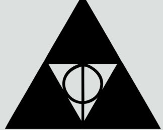 Triforce Deathly Hallows Sticker