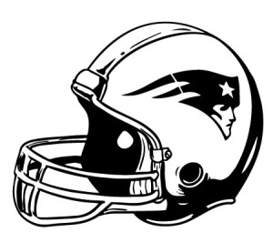 New England Patriots Helmet Decal